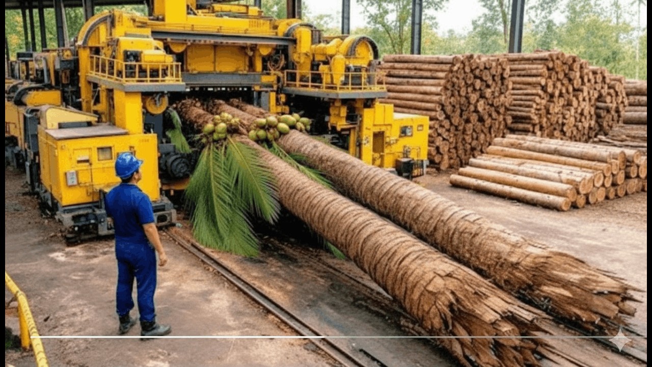 Inside the Wood Factory | From Raw Trees to $300 Luxury Decorative Panels (Full Process)