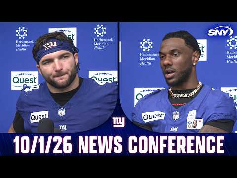 Cam Skattebo & Malik Nabers on J.J. McCarthy's arrival to Giants