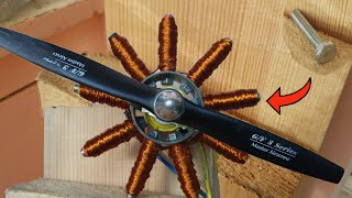 DIY brushless radial motor made from bolt