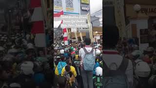 Tuntut Keadilan Ribuan Driver Ojol Gruduk Mako Polres Sukabumi Kota