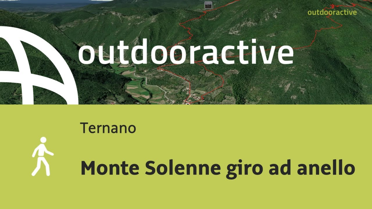 Video Flyover : Monte Solenne giro ad anello