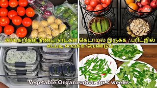 How to keep vegetables fresh for long | Vegetables Organization |  How to keep produce last longer
