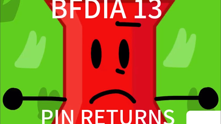 BFDIA 13, but pin actually comes back.