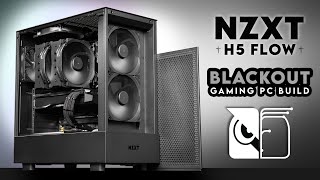 Shhh, It’s Lights Out! | NZXT H5 Flow Blackout Gaming PC Build | Noctua NH-D15 | Radeon RX 7900 XT