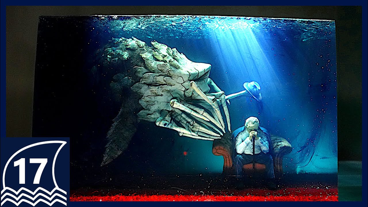 Смола искусство старого джентльмена в кошмаре