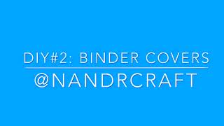 DIY Binder Covers