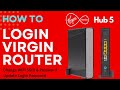 Virgin Router Login and Change Wireless Password & Admin Password