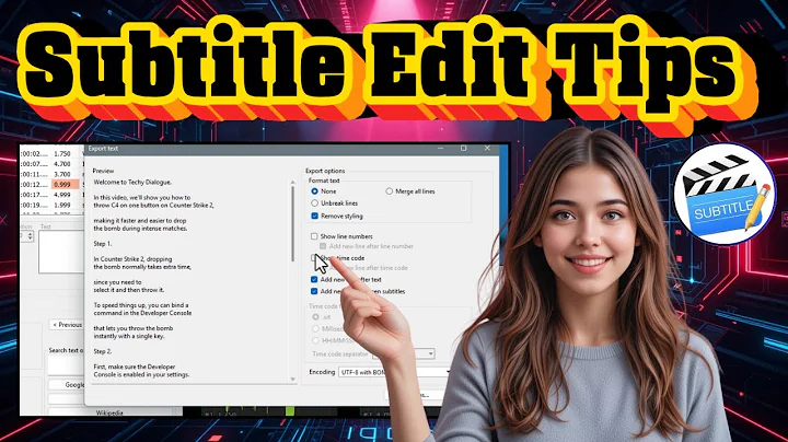 How To Use Subtitle Edit to Transcribe Audio or Video to Text for Free - Full Tutorial