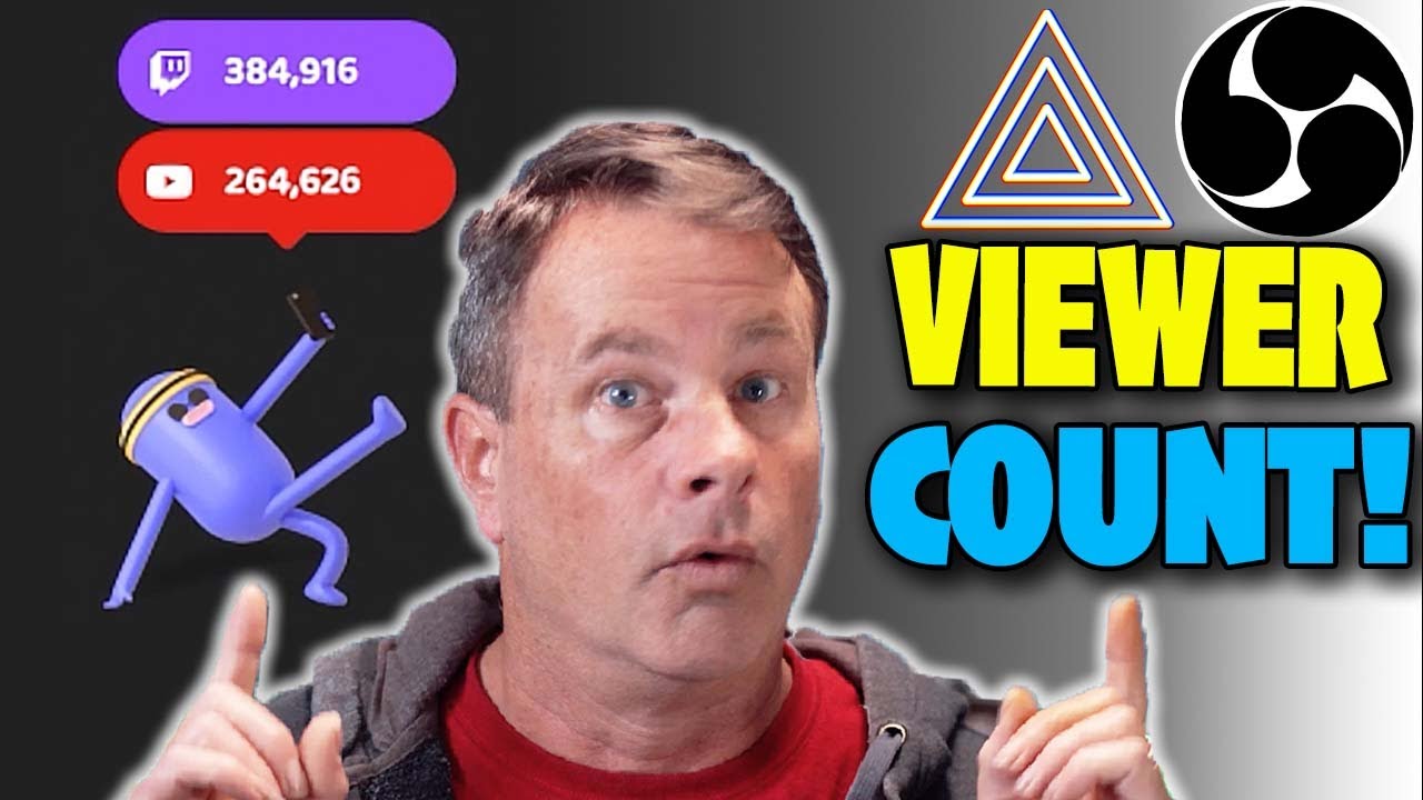Vector of video views counter, user count of live stream close up