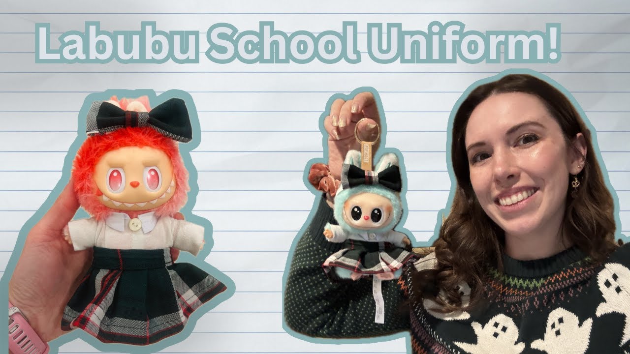 Sewing a Labubu School Uniform! Diy Labubu Clothes! - YouTube