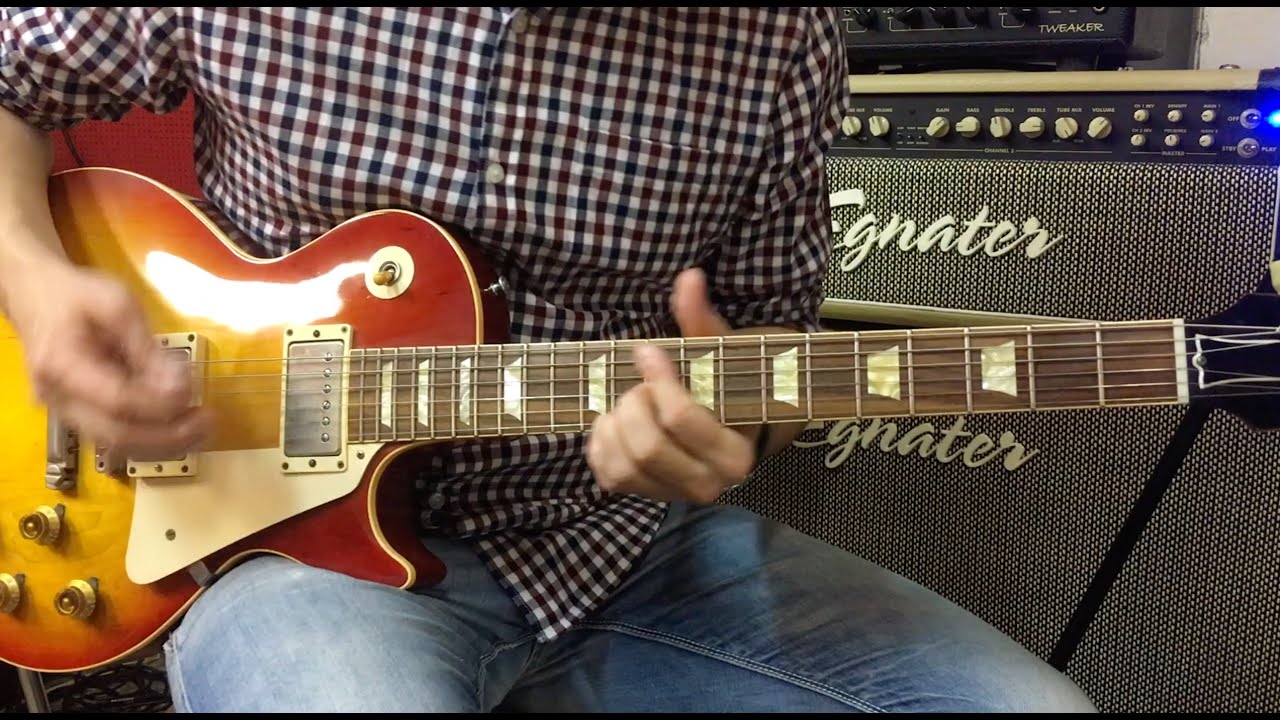 Seymour Duncan Antiquity Humbuckers in Gibson Les Paul 1958 Reissue -  overdrive - YouTube