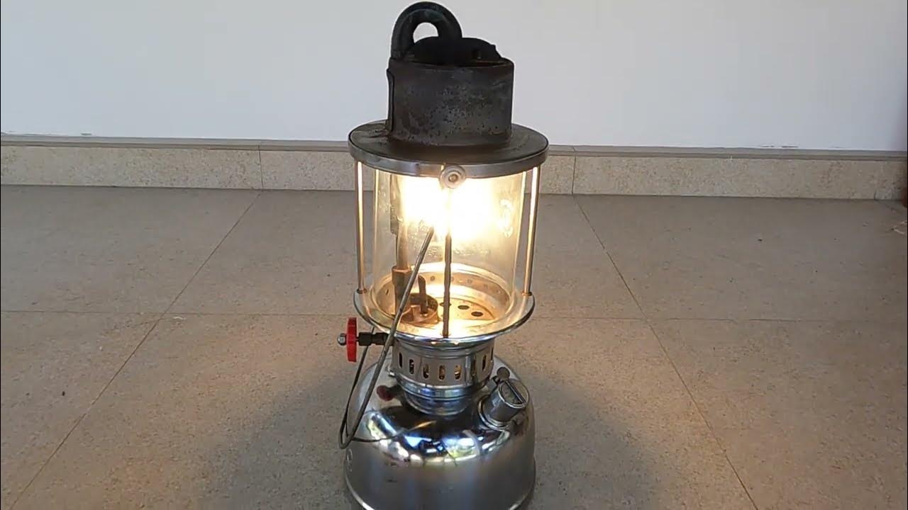 How To Burn A New Mantle Anchor Kerosene Pressure Lantern YouTube