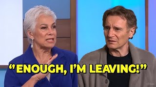 Liam Neeson Storms Off Loose Women Set After Explosive Clash with Denise Welch