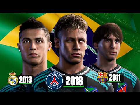 I put PRIME MESSI, NEYMAR AND RONALDO on BRAZIL'S WORST TEAM
