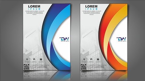 Brochure Cover Design in CorelDraw x7 Tutorial in Hindi || Design wale