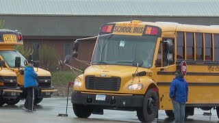 Bus Drivers Compete In Farmington School Bus 'Roadeo'