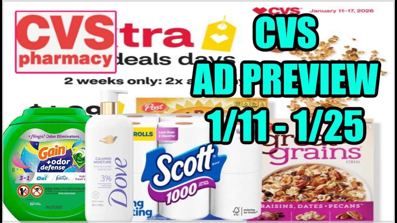 Предварительный просмотр рекламы CVS (11.01 - 25.01)