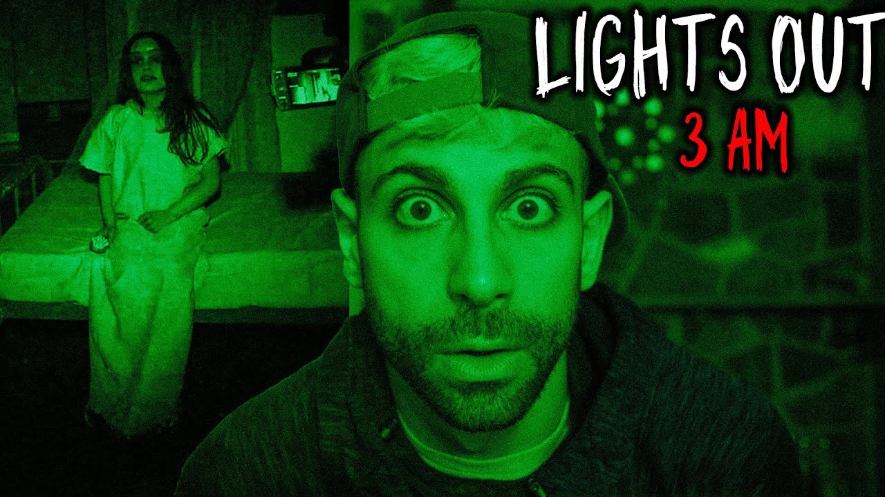 LIGHTS OUT CHALLENGE AT 3AM IN THE MOST HAUNTED AIRBNB IN MY CITY
