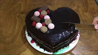 Tort resepti - Cake recipe heart shape lovely cake