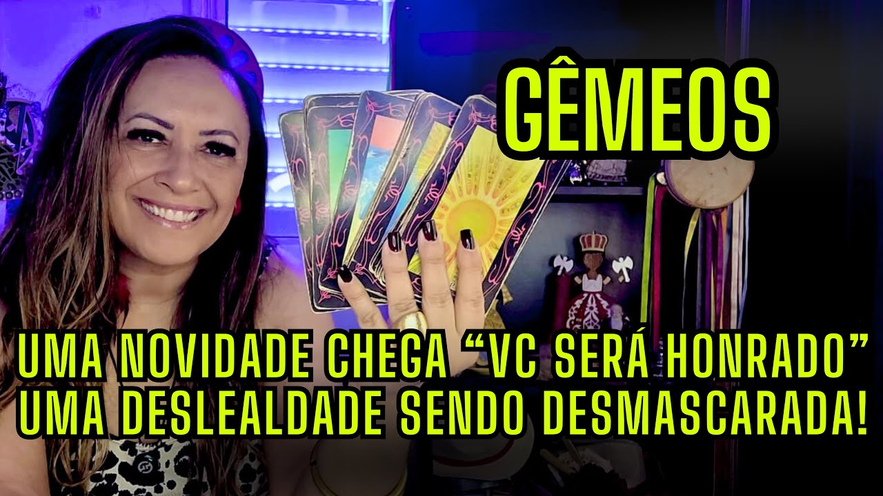 GÊMEOS ♊️ UMA NOVIDADE CHEGA E CAUSA BARULHO! UMA DESLEALDADE SENDO DESMASCARADA!