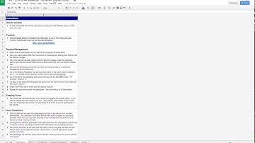 March Madness 2014 Google Sheets (Part 2) Group Pool Template Walk-through
