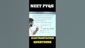 Electrostatics Question Short Trick For NEET/JEE | #sachinsirphysics #shorts