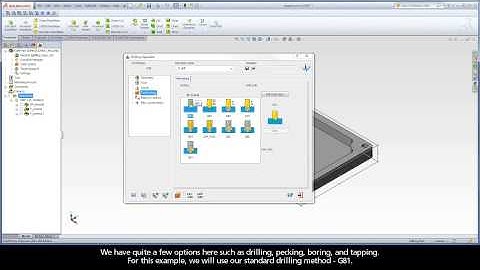 SolidCAM Jumpstart - Create a Drilling operation & generate Gcode