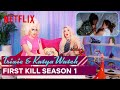 Drag Queens Trixie Mattel & Katya React to First Kill | I Like to Watch | Netflix