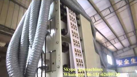 JPS320-6c Six colour label flexographic printing machine with 6 UV dryers