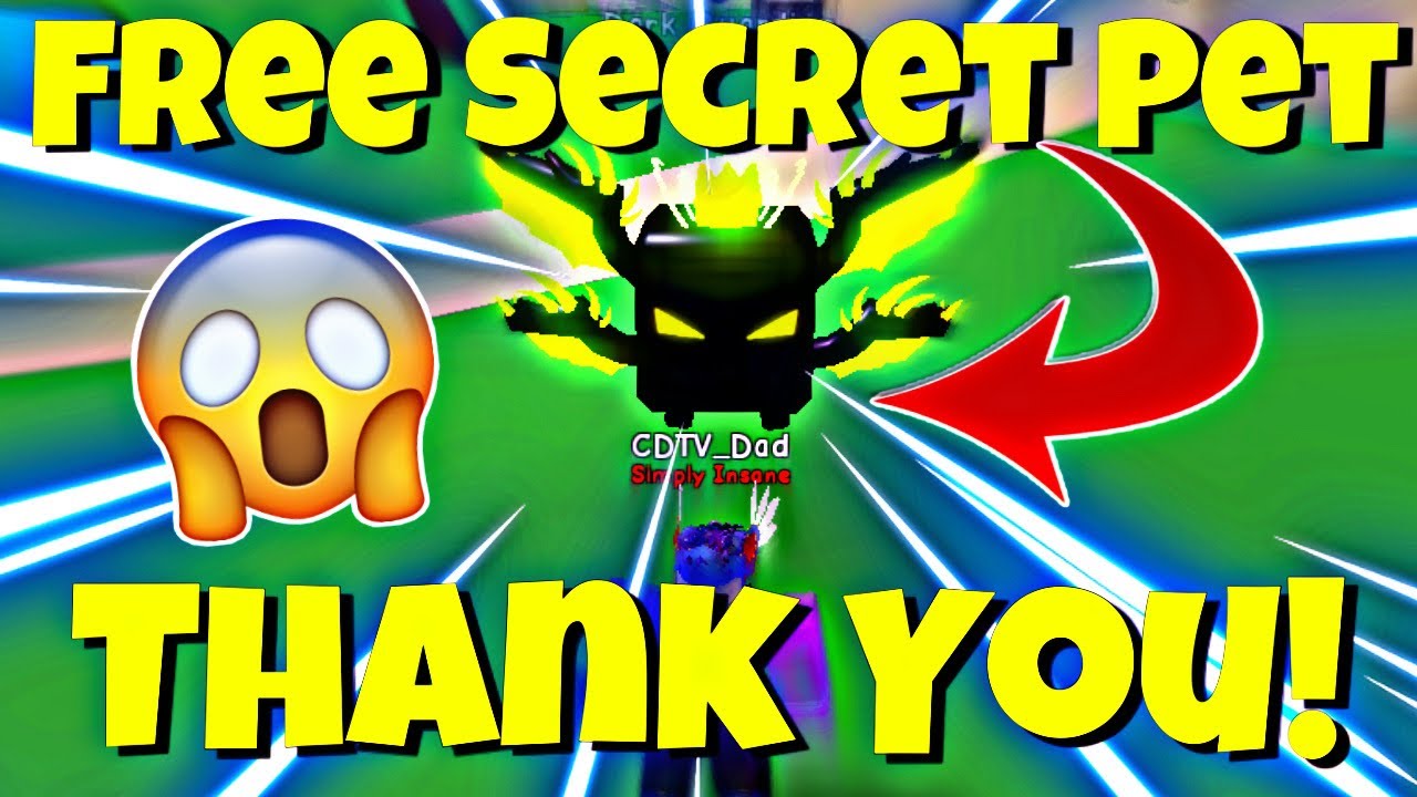 ❤️ FREE SECRET PET ON BUBBLE GUM SIMULATOR + GIVEAWAY ❤️