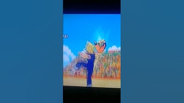 Dragonball Z Budokai 2 Super Saiyan Vegeta Nose Dive Crash Throw on Super SaiyanGotenGyakuRyonaShort