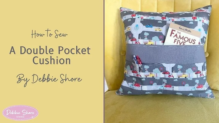 How to Sew a Double Pocket Book Cushion by Debbie ...