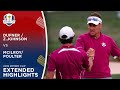 Rory mcilroy  ian poulter vs jason dufner  zach johnson  extended highlights  2012 ryder cup