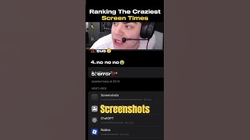 Ranking The Craziest Screen Times 😭 (Part 2) #shorts