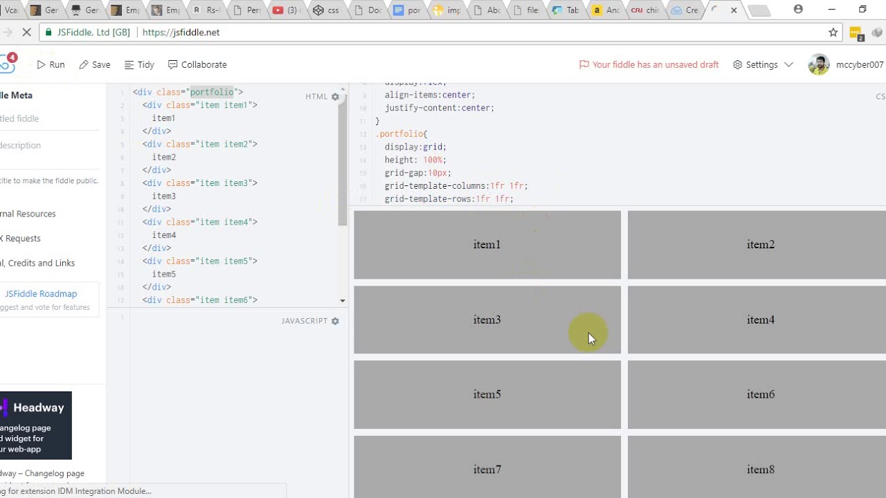 css grid layout in bangla - YouTube