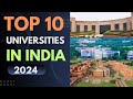 Top 10 universities in india 2024