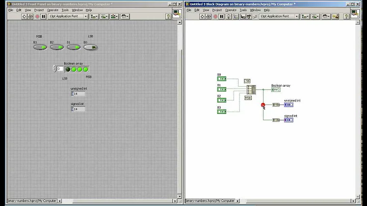 LabVIEW FPGA: Convert between Boolean array and integer data types