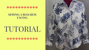 Tutorial: How to Sew a Shirt Tail Hem using Bias Tape