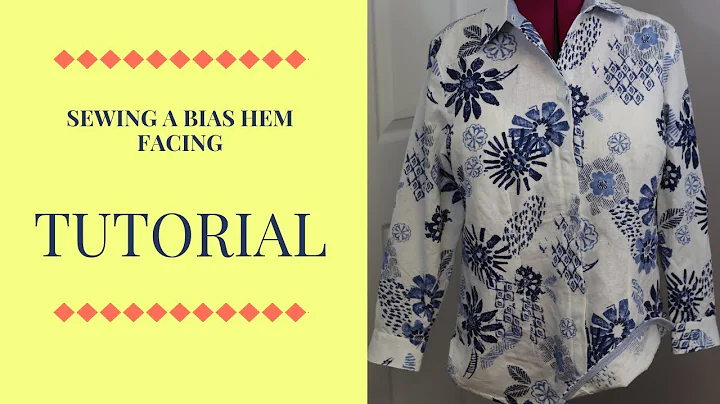 Tutorial: How to Sew a Shirt Tail Hem using Bias T...