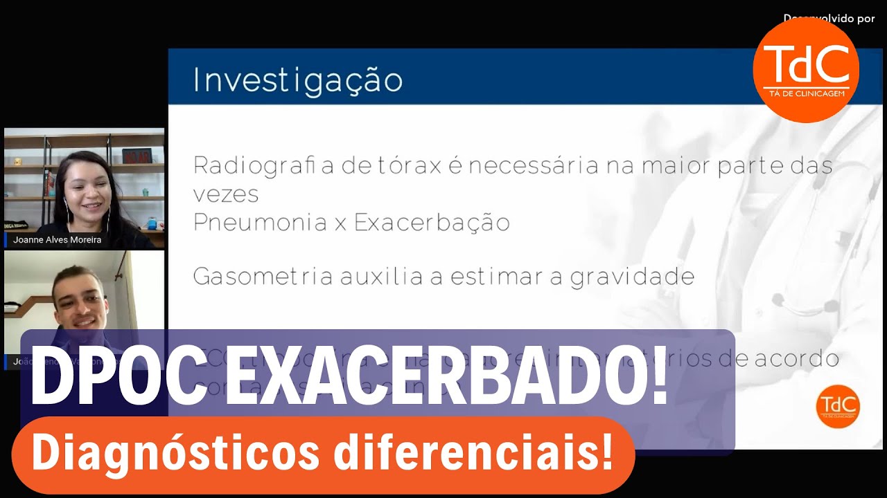 Thumbnail - Diagnósticos diferenciais de DPOC exacerbado na emergência!