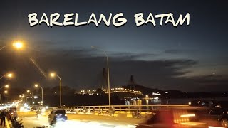 MENJELANG MALAM DI JEMBATAN BARELANG BATAM.