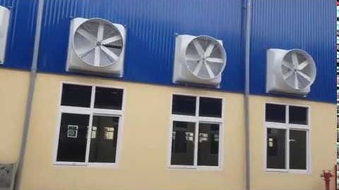 Hệ thống làm mát nhà xưởng bằng Quạt công nghiệp NAKO và Tấm làm mát HAFUJI