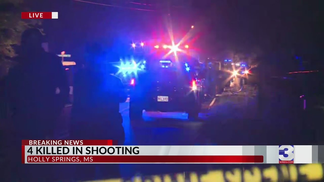 4 killed in Holly Springs shooting - YouTube