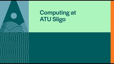 Computing Programmes at ATU Sligo 2023/2024