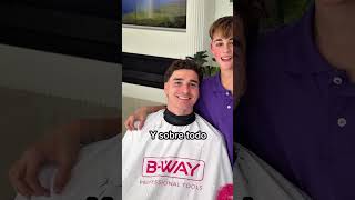 El corte de pelo que le hizo Gael a Julian Alvarez