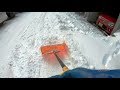 ラッセルのみで行う自宅前除雪の一部始終 20190118