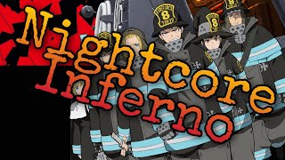 Nightcore - Inferno | Mrs. GREEN APPLE [Fire Force - Opening 1]