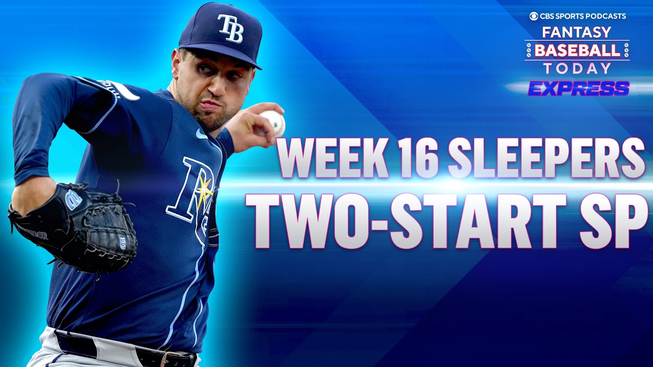 Week 16 Sleepers & Two-Start Pitchers! Must Add Ian Seymour! | Fantasy Baseball Advice