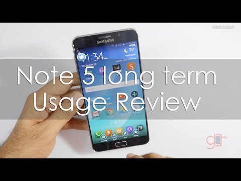 Samsung Galaxy Note 5 Long Term Usage Review