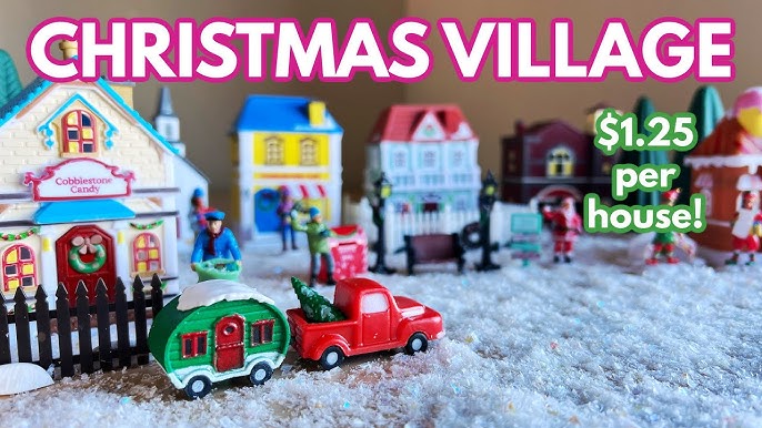 2023 Dollar Tree Christmas Village - Cobblestone Corners 